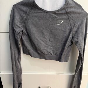 Gymshark Vital Seamless Grey Long Sleeve Women's Top